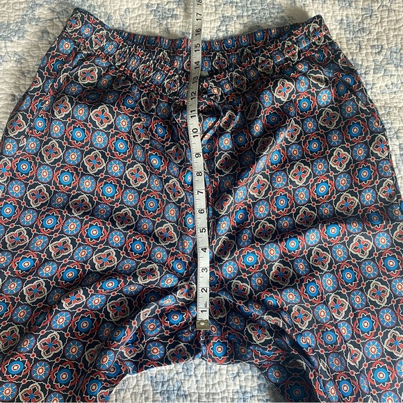 Anthropologie Vega High-Waist Wide Leg Satin Bohemian Drawstring Pant Size Large - Picture 7 of 13
